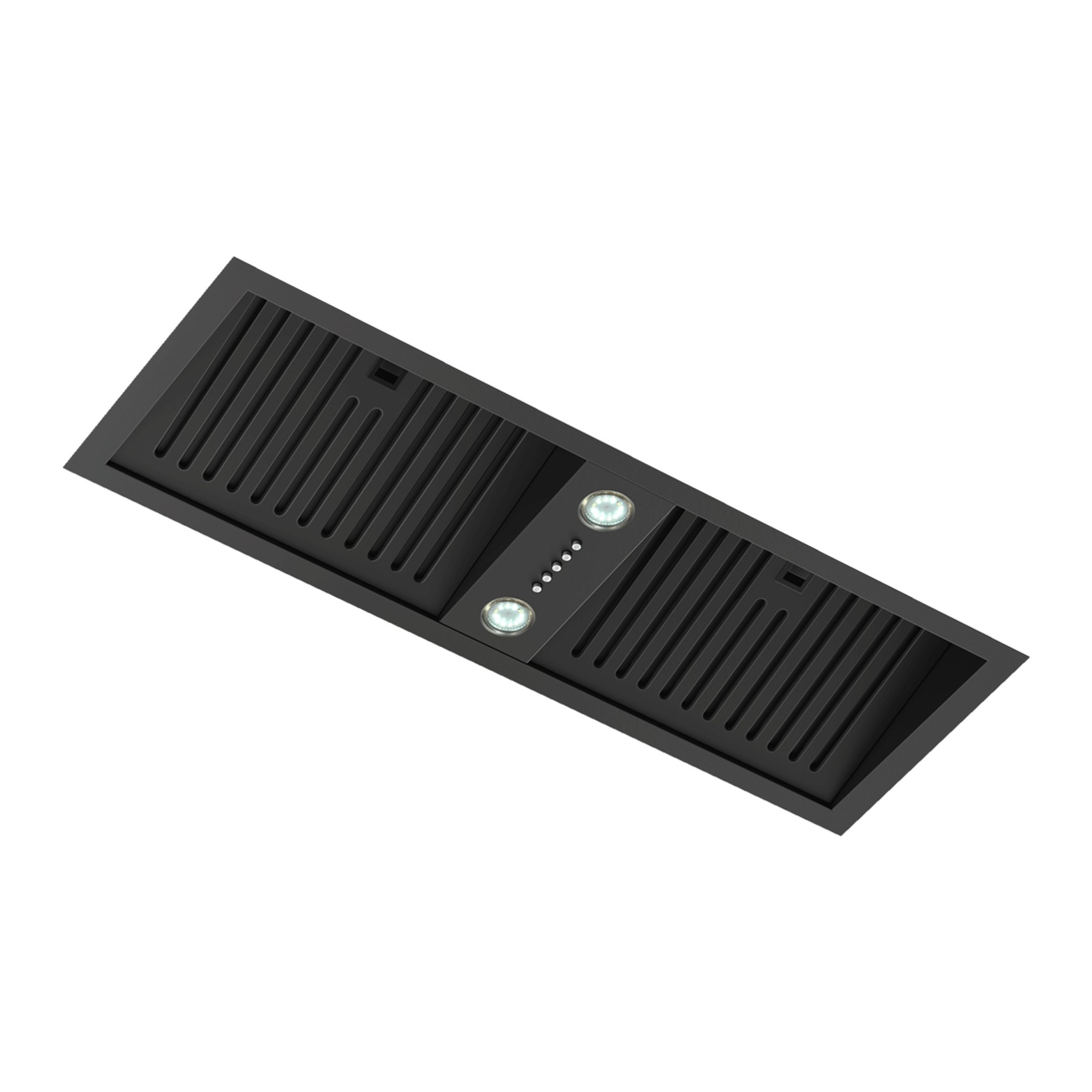 Black Undermount Rangehood 600mm (Non Silent) - SWU-9B gallery detail image