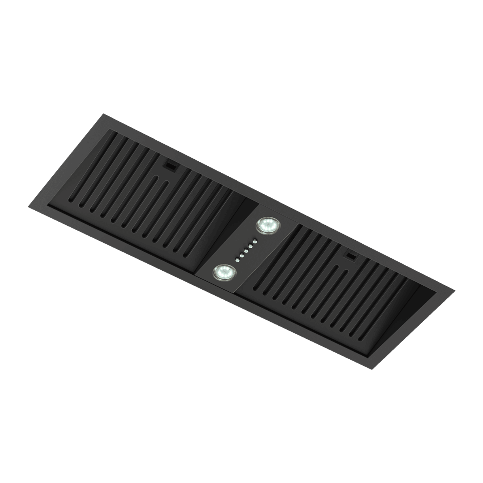 Black Undermount Rangehood 600mm (Non Silent) - SWU-9B gallery detail image