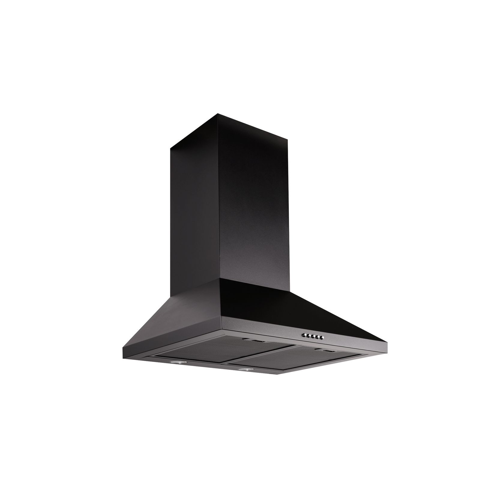 Black Wallmount Rangehood 600mm - TRI-600B gallery detail image