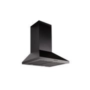 Black Wallmount Rangehood 600mm - TRI-600B gallery detail image