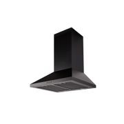 Black Wallmount Rangehood 600mm - TRI-600B gallery detail image