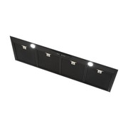 Silent Black Undermount Rangehood 1200mm - UM1390-12BS gallery detail image