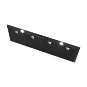 Silent Black Undermount Rangehood 1200mm - UM1390-12BS gallery detail image