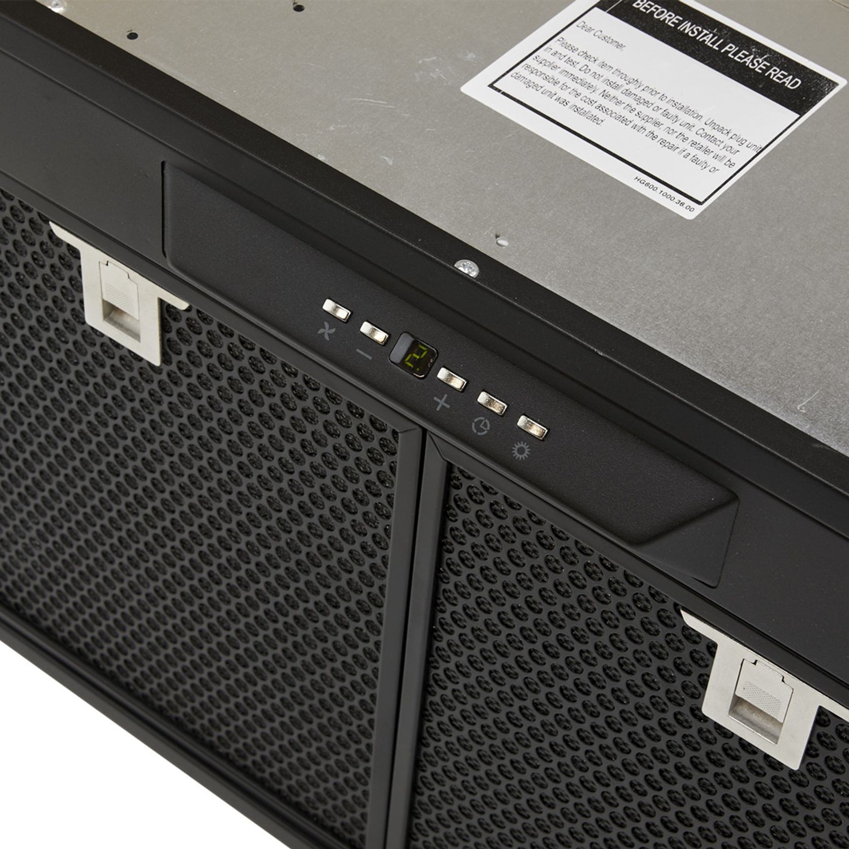 Silent Black Undermount Rangehood 1200mm - UM1390-12BS gallery detail image