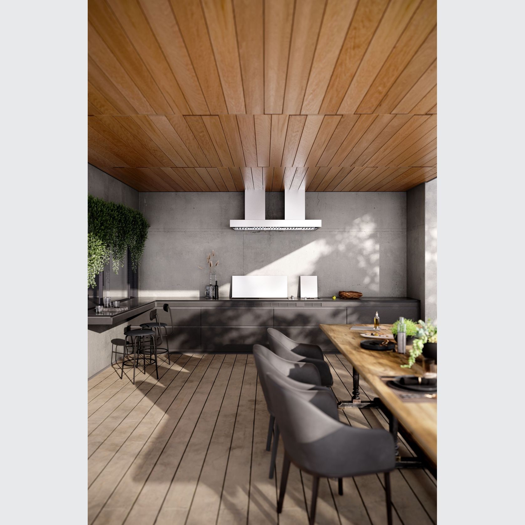 Whispair New York 150 Wall Mounted Alfresco Rangehood gallery detail image