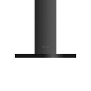 Wall Rangehood, 90cm, Box Chimney with External Motor, Black Stainless Steel & Glass gallery detail image
