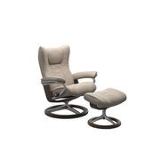 Stressless® Wing (L) Signature Recliner gallery detail image