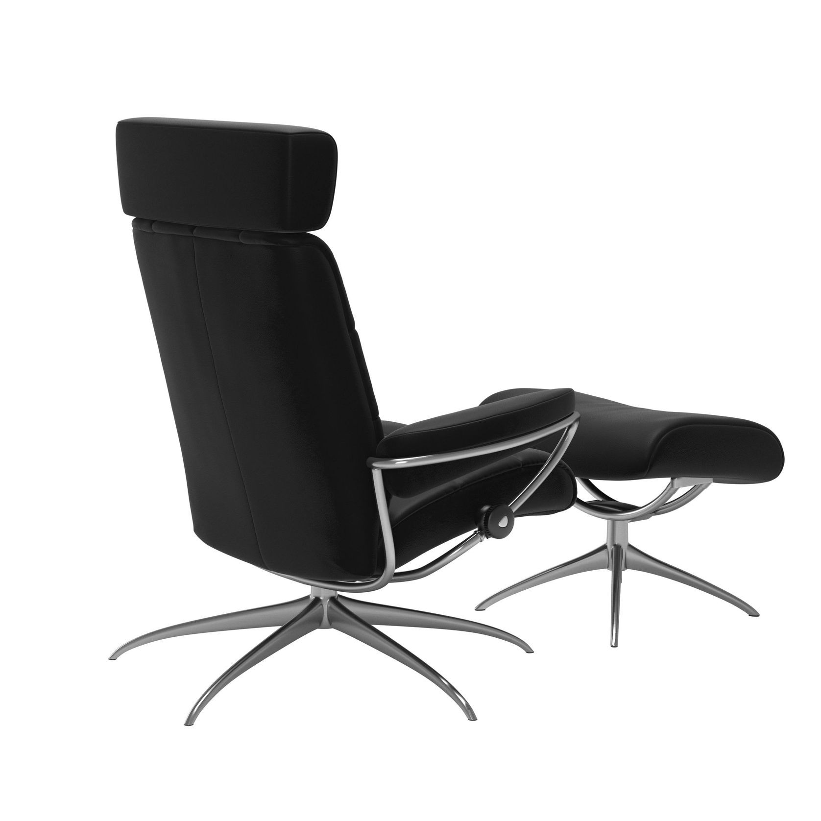 Stressless® London Star Recliner w/ Adjustable Headrest gallery detail image