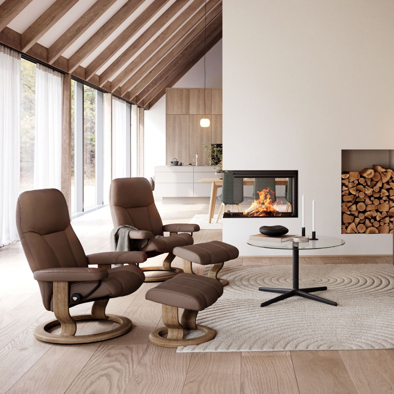 Stressless® Consul (M) Classic Recliner gallery detail image