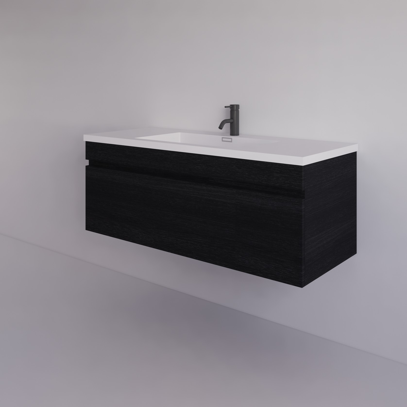 Code Lux 1200 Single Drawer Wall Hung Vanity Range gallery detail image