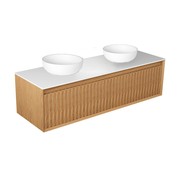 Plato Largo 1500 Double Sink Wall Hung Vanity Range gallery detail image