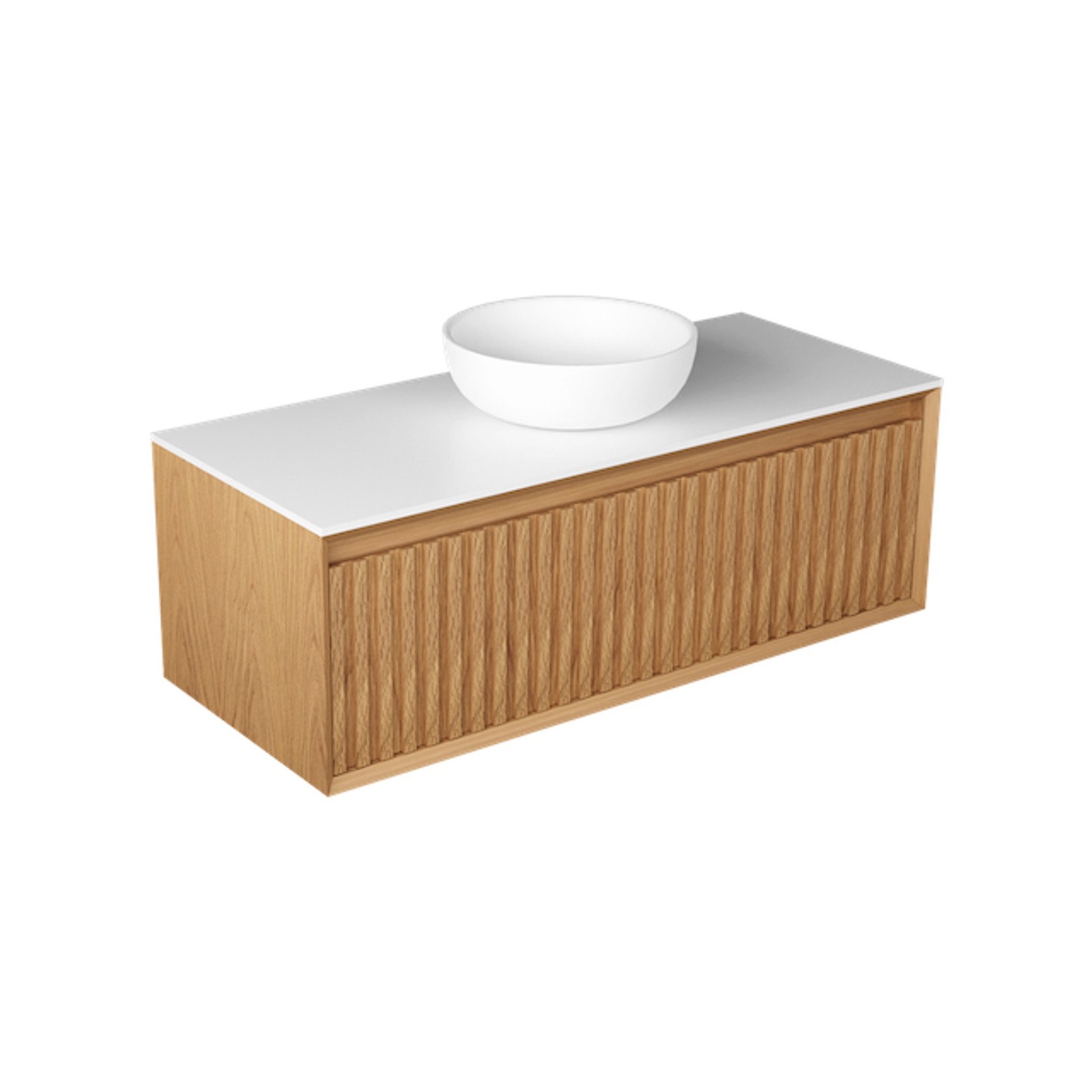 Plato Largo 1200 Single Drawer Wall Hung Vanity gallery detail image