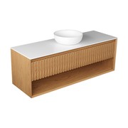 Plato Largo 1500 Open Shelf Wall Hung Vanity Range gallery detail image