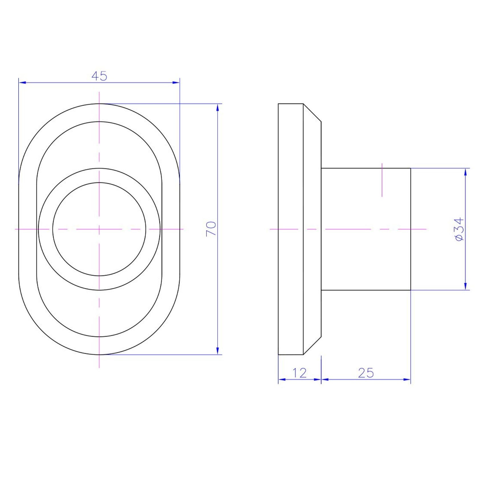 iStone Oval Robe Hook gallery detail image