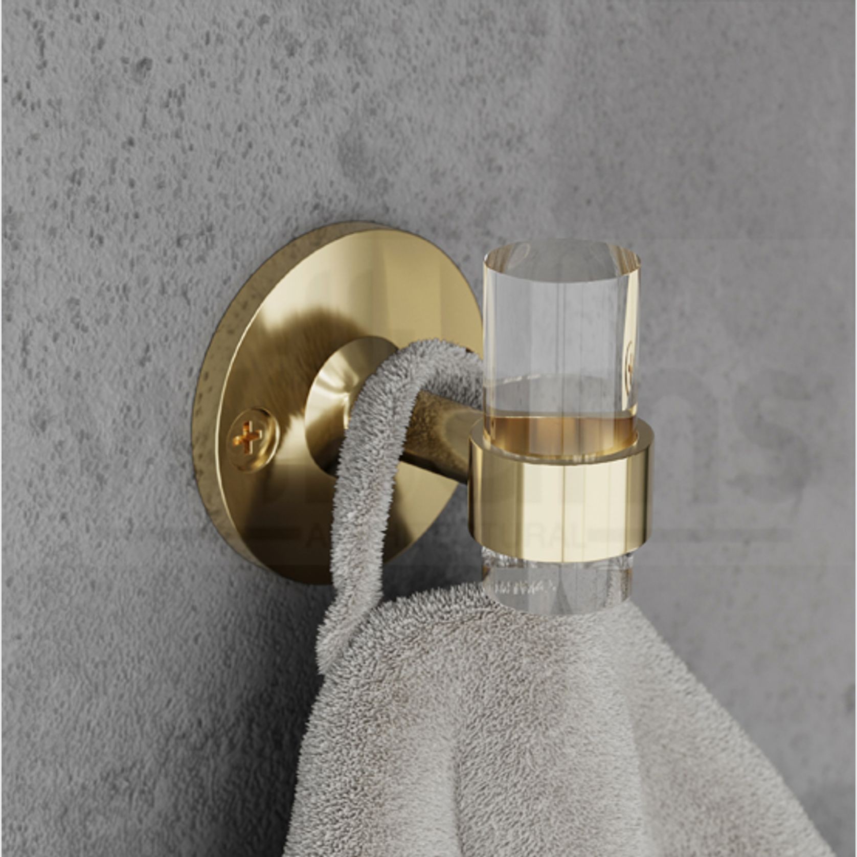 Lucite Robe Hook gallery detail image