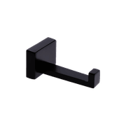 Cubic Robe Hook Satin Black gallery detail image