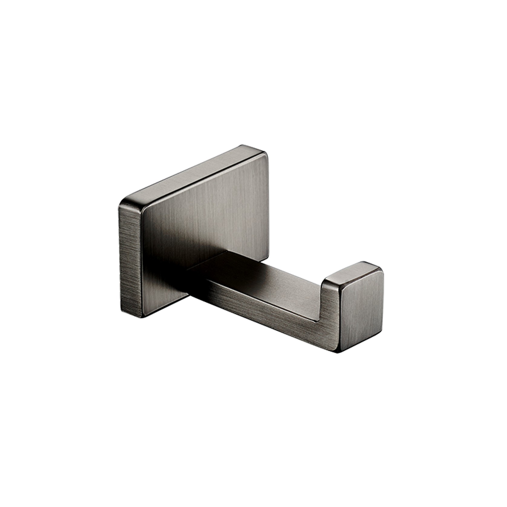 Cubic Robe Hook Gun Metal gallery detail image