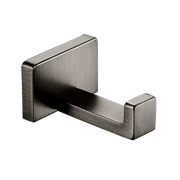 Cubic Robe Hook Gun Metal gallery detail image