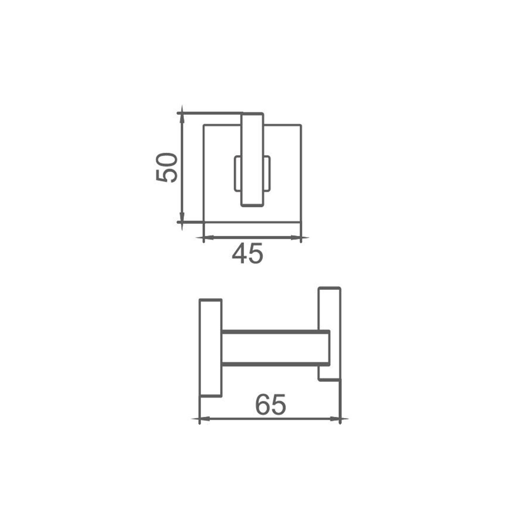 Butler Robe Hook Matte Black gallery detail image