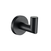 Colab Robe Hook Matte Black gallery detail image