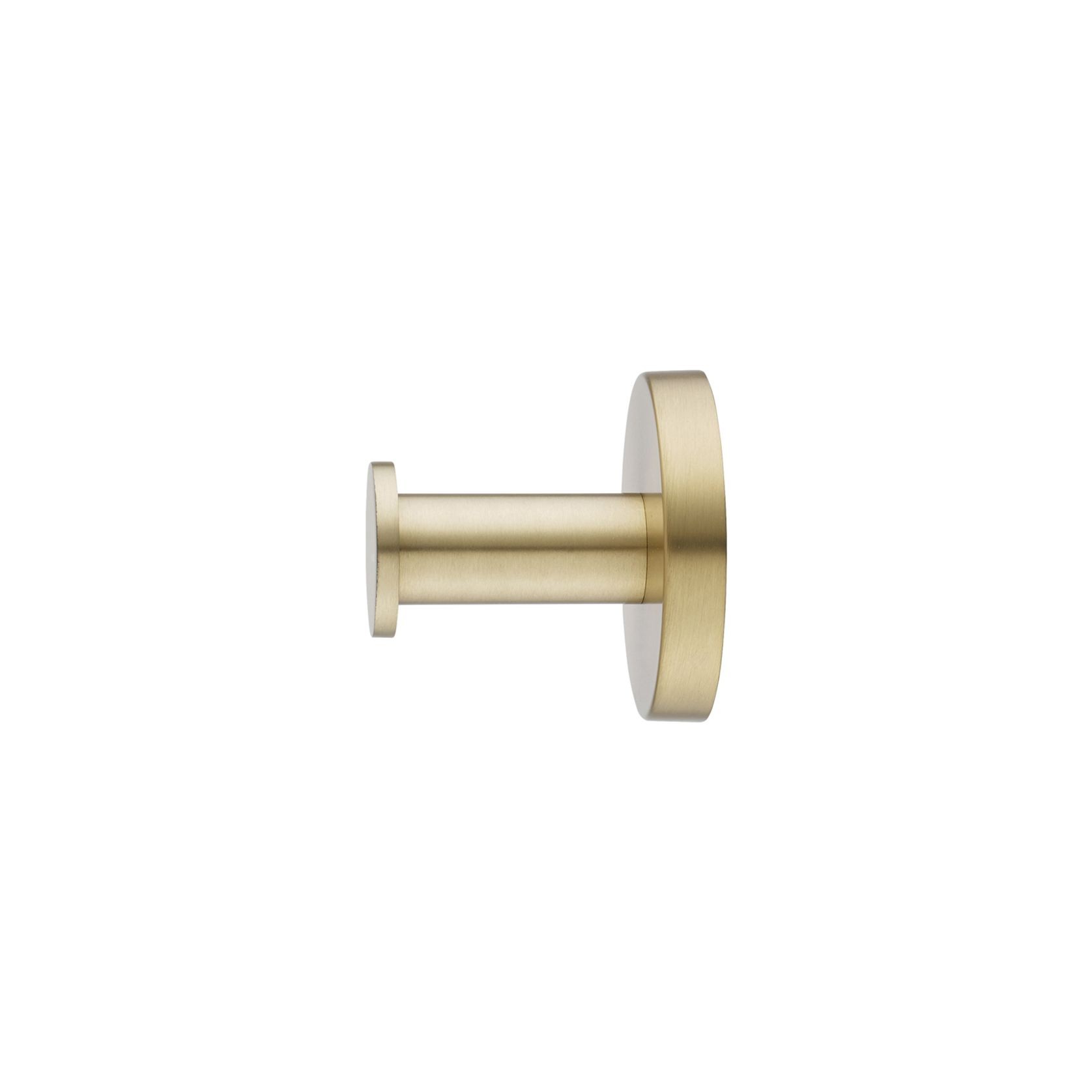 Lucid Pin Robe Hook Light Brushed Brass gallery detail image
