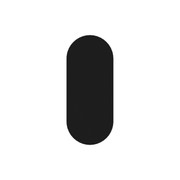 Bianca Robe Hook | Matte Black gallery detail image
