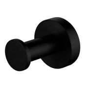 Lucid Pin Robe Hook Matte Black gallery detail image