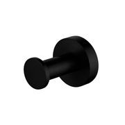 Lucid Pin Robe Hook Matte Black gallery detail image