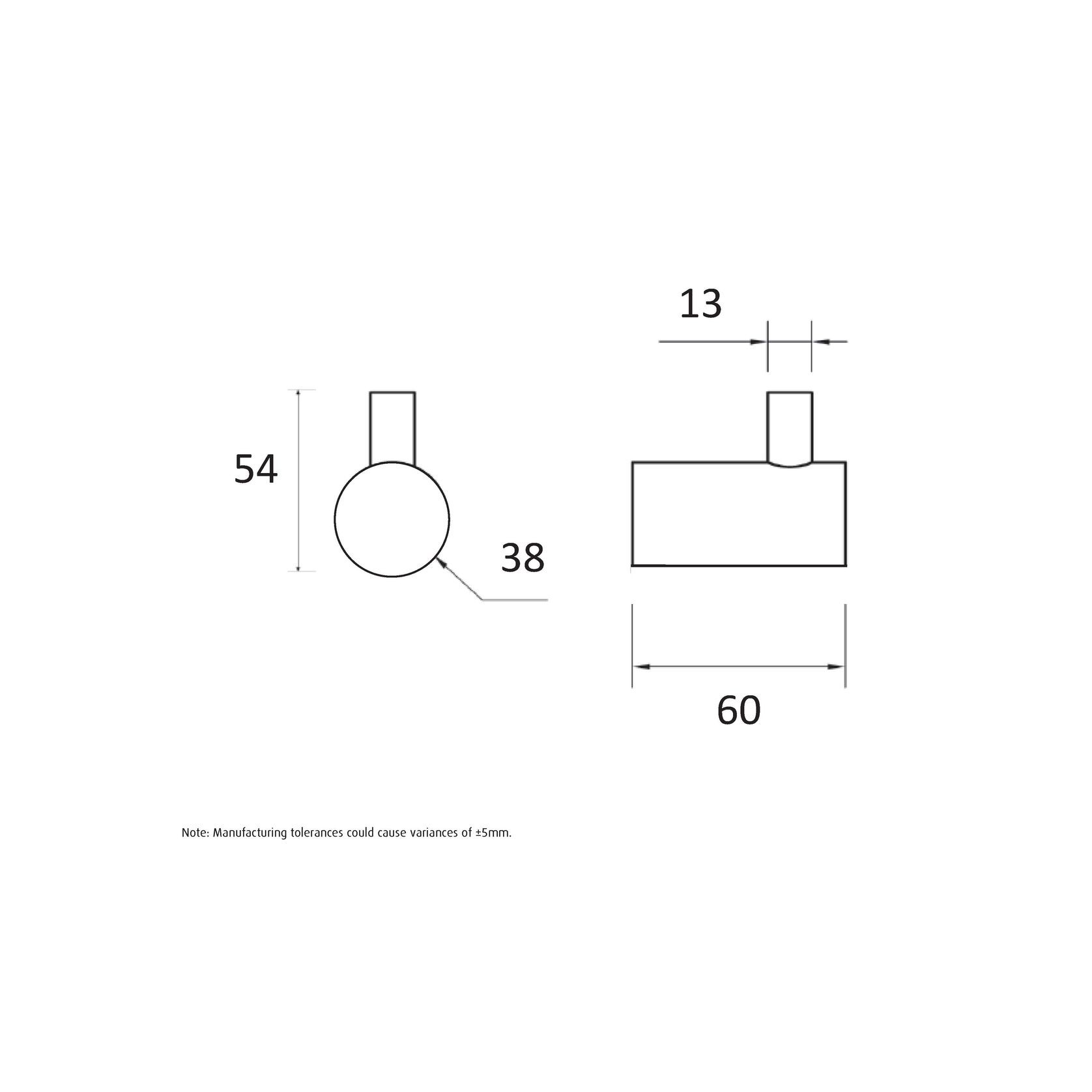 Single Robe Hook gallery detail image