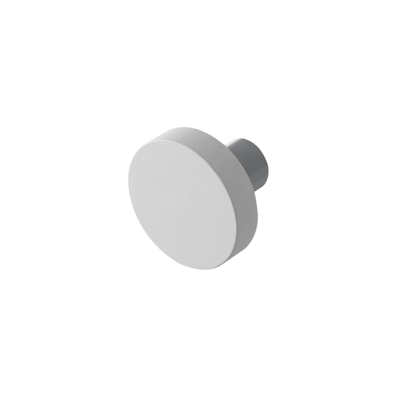 iStone Round Robe Hook Matte White gallery detail image