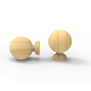 Large Ball - Curtain Rod Finial gallery detail image