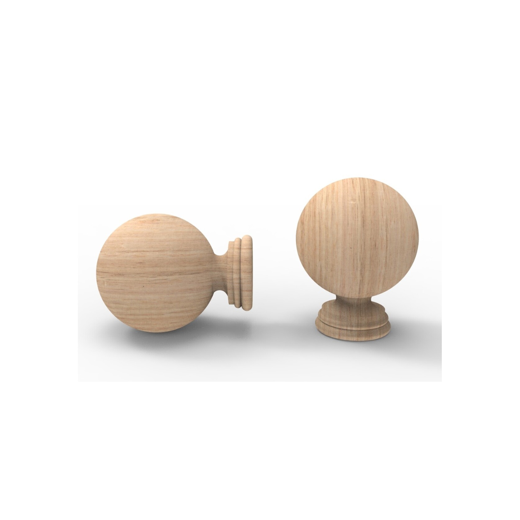 Large Ball - Curtain Rod Finial gallery detail image