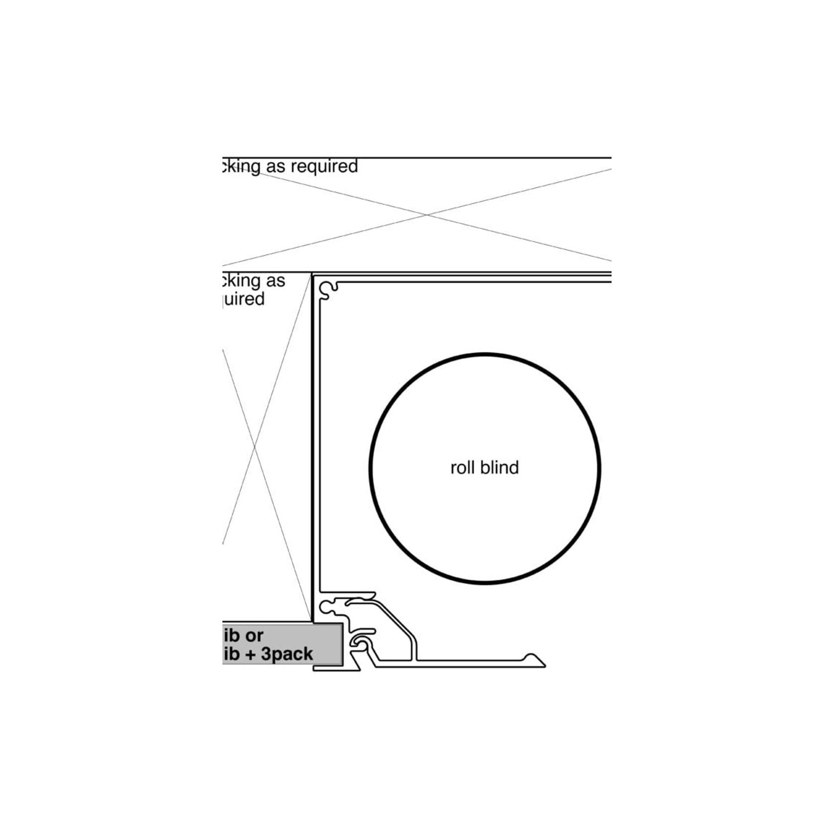HB1220 Recessed Blind Box for Motorised Roller Blinds gallery detail image