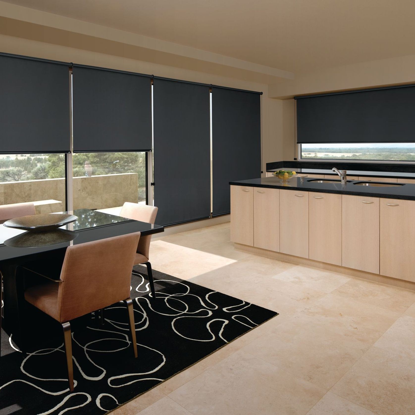 Luxaflex® Blockout Roller Blinds gallery detail image