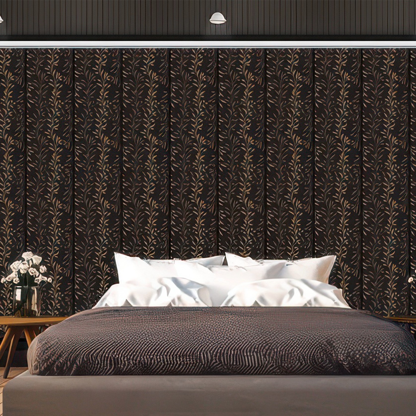 Supreme Blackout Panel Blinds - 4 Panel gallery detail image