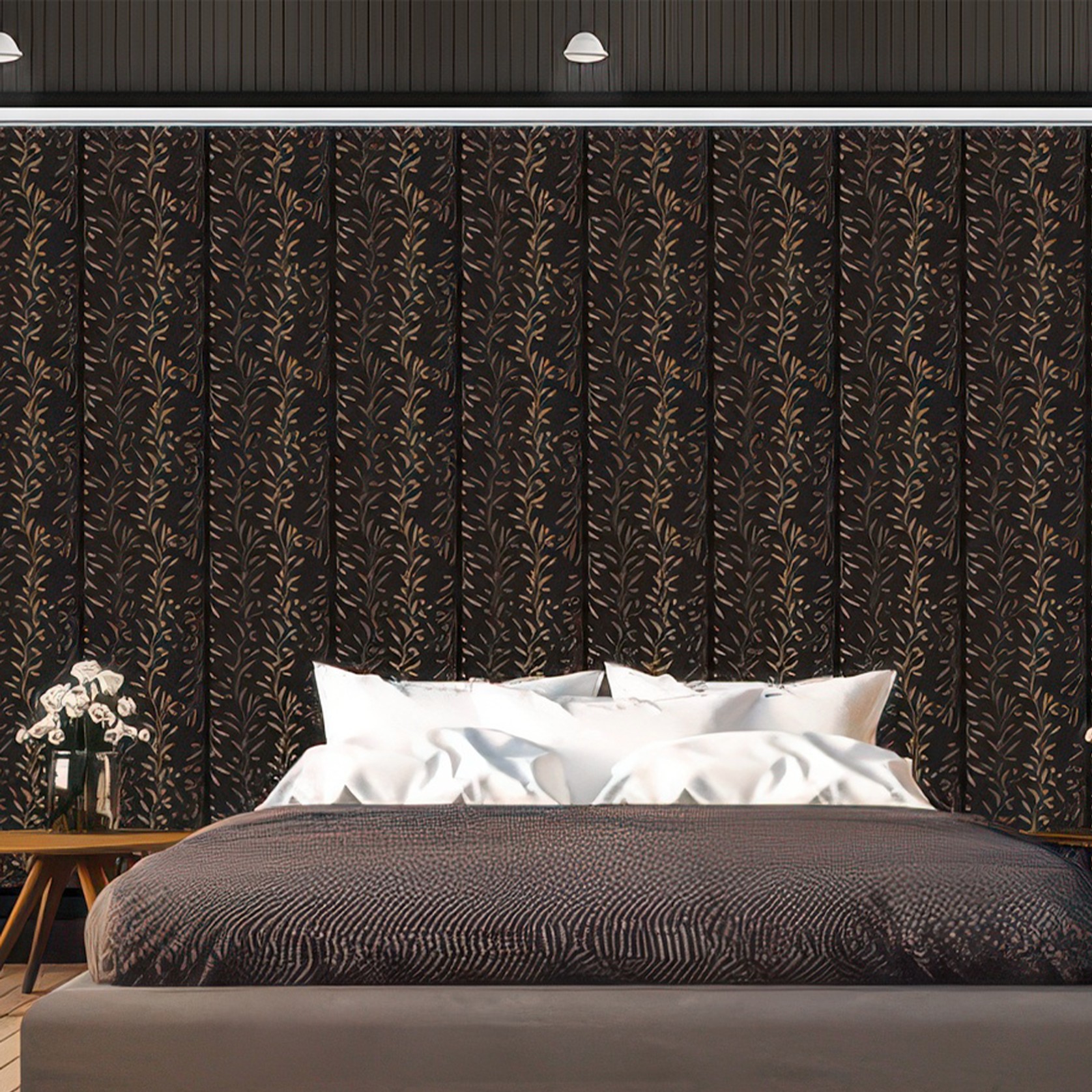 Elite Blackout Panel Blinds - 4 Panel gallery detail image