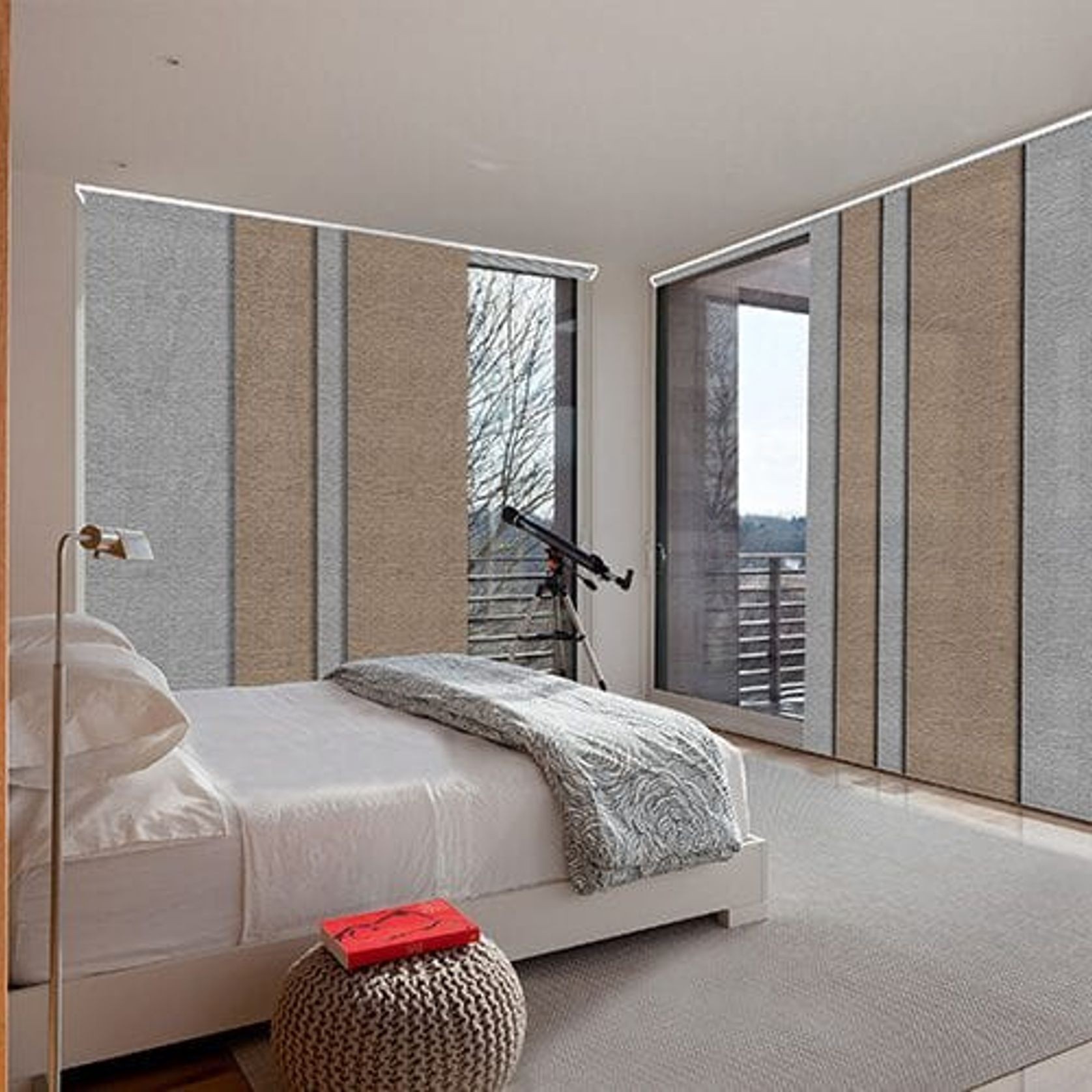 Elite Blackout Panel Blinds - 6 Panel gallery detail image