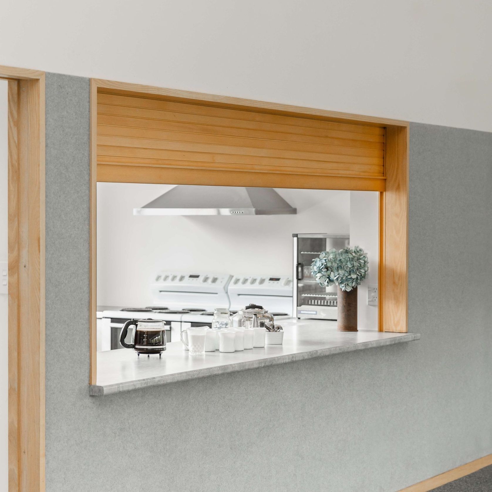 Sage Commercial Servery Doors - Cedar gallery detail image