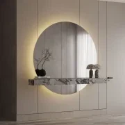 Céline Large Round Mirror | 1800 x 1800 gallery detail image