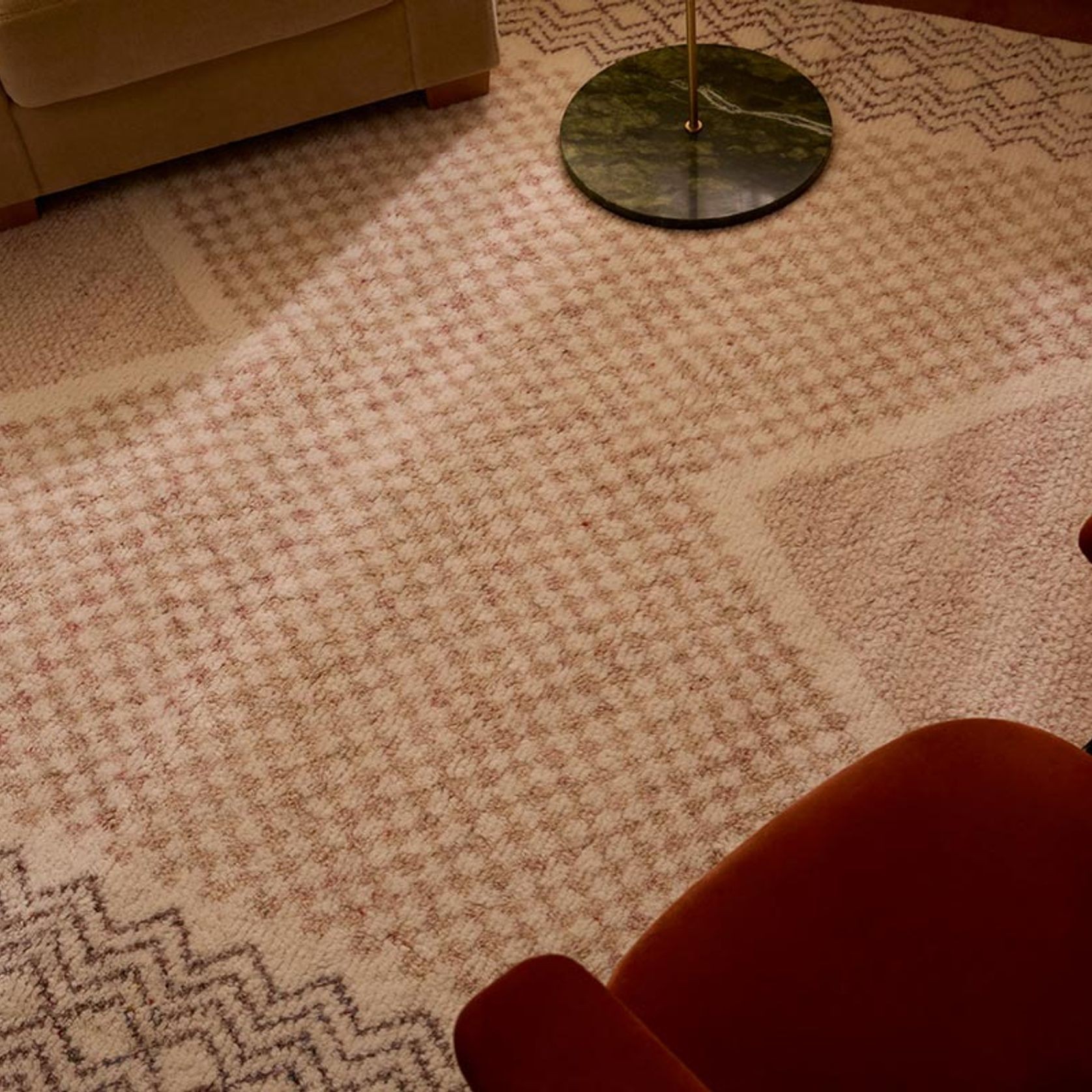Tribe Home Marisa Rug - Salt | 100% NZ Wool Designer Rug gallery detail image