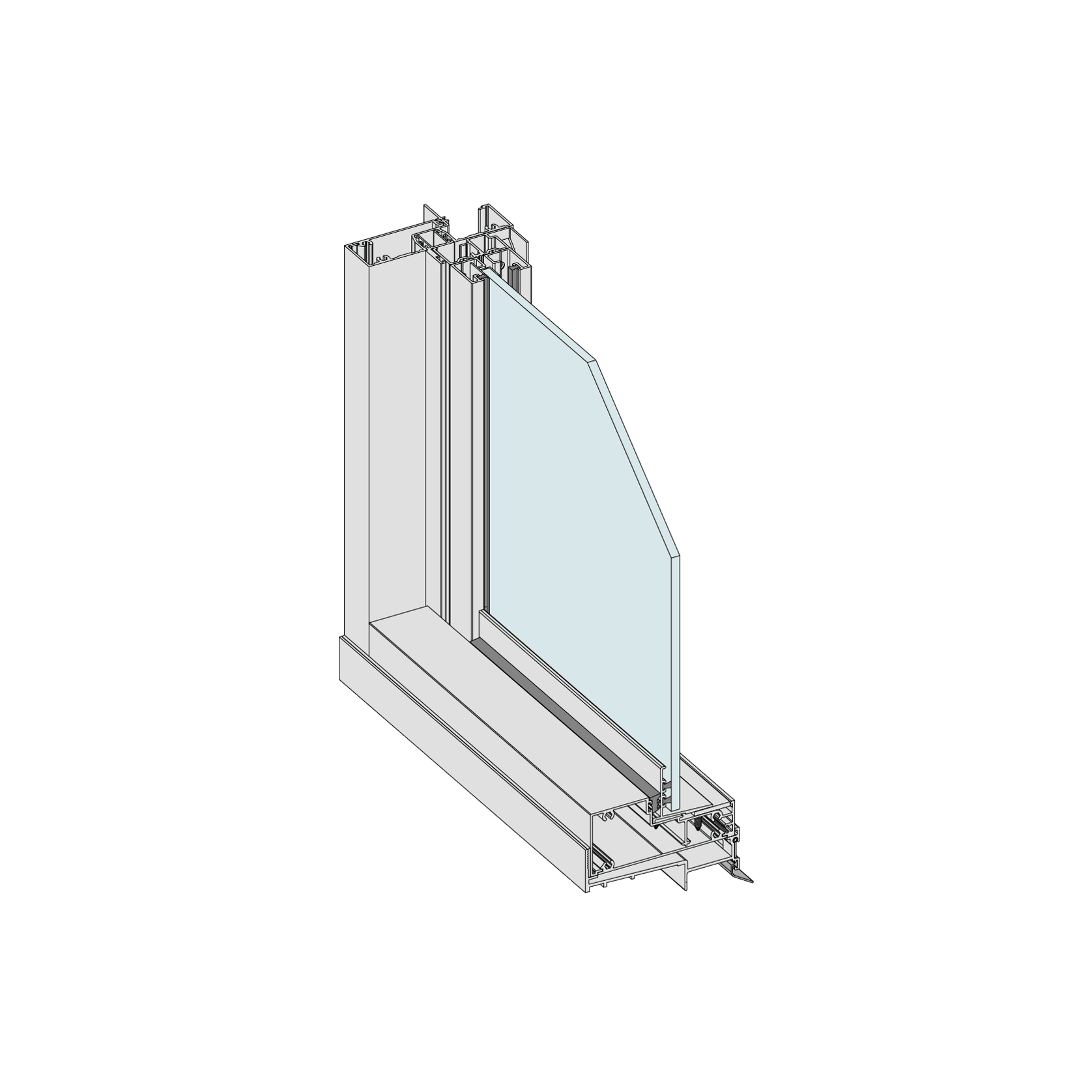 Elevate | Series 464 | Sashless Double-Hung Window gallery detail image