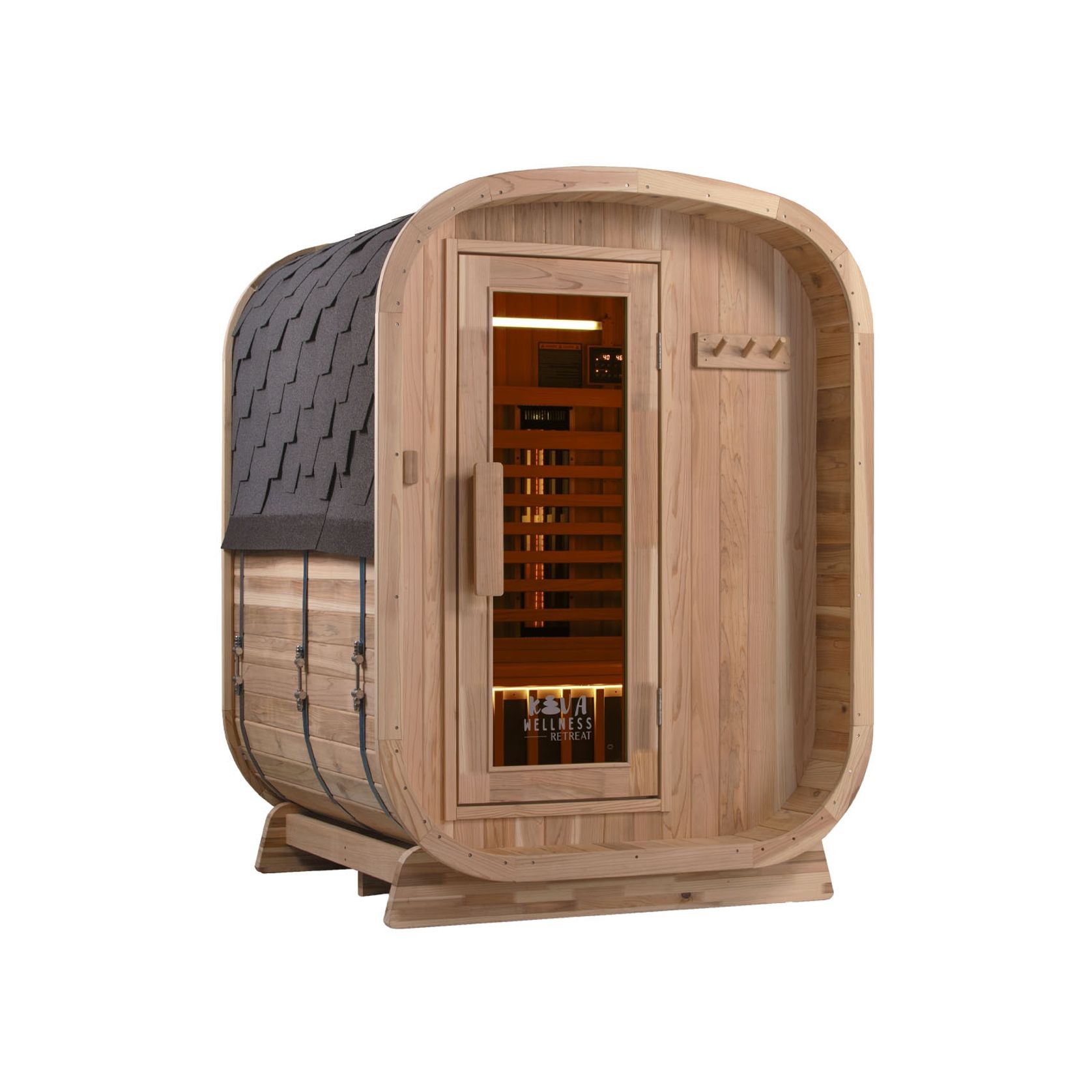 Retreat 2 Person Outdoor Infrared Sauna gallery detail image