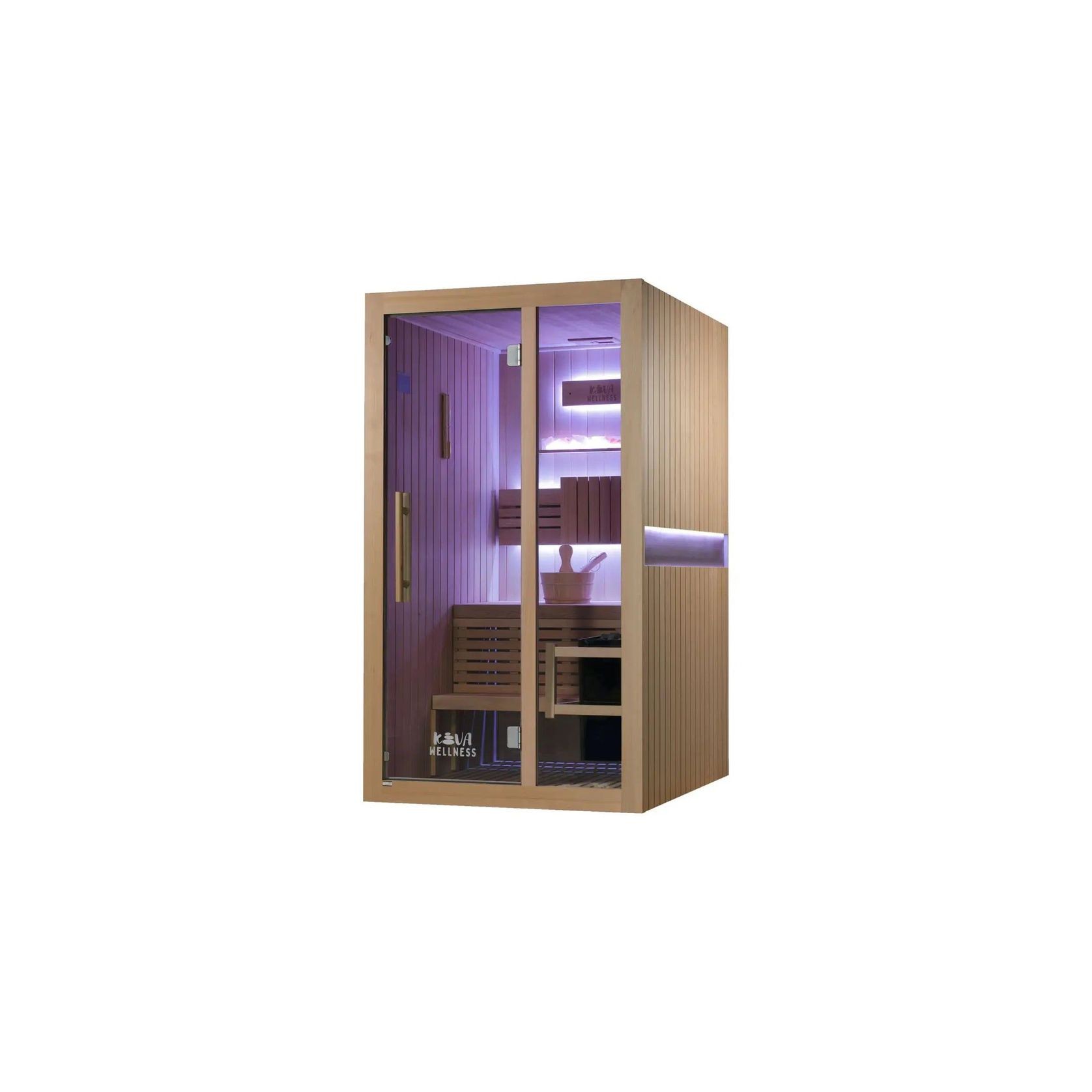 ‍Kiva Reset™ 2 Person Traditional Double Tier Sauna gallery detail image
