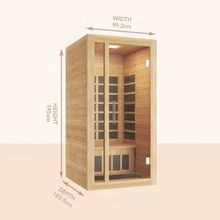 Rise Far-Infrared Sauna 1 Person gallery detail image