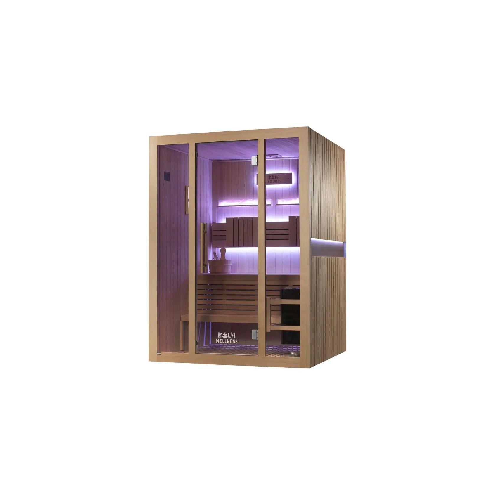 Kiva Reset™ 3 Person Traditional Double Tier Sauna gallery detail image