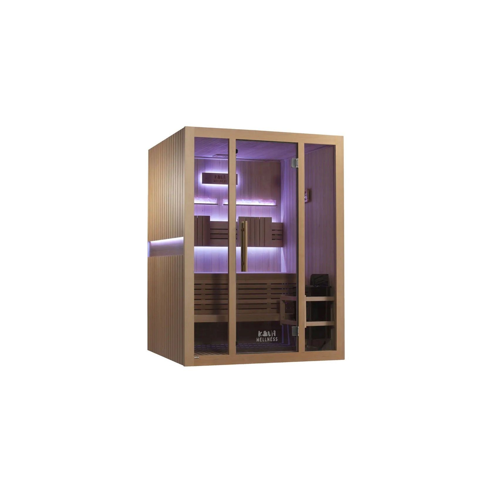 ‍Kiva Reset™ 4 Person Traditional Double Tier Sauna gallery detail image