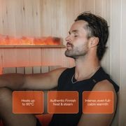 ‍Kiva Reset™ 2 Person Traditional Double Tier Sauna gallery detail image