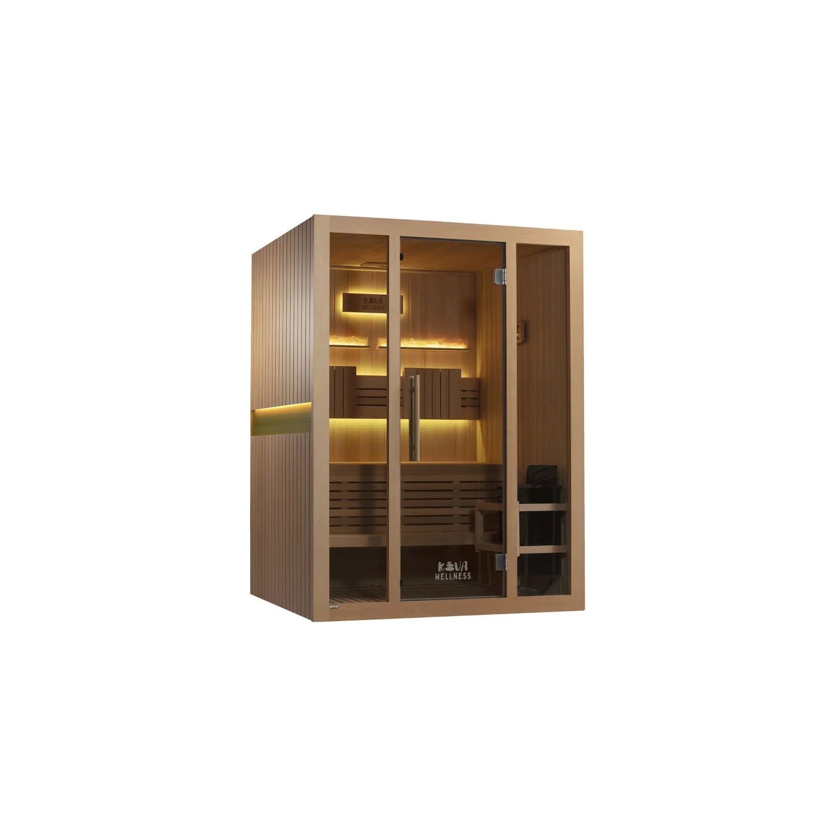 Kiva Reset™ 3 Person Traditional Double Tier Sauna gallery detail image