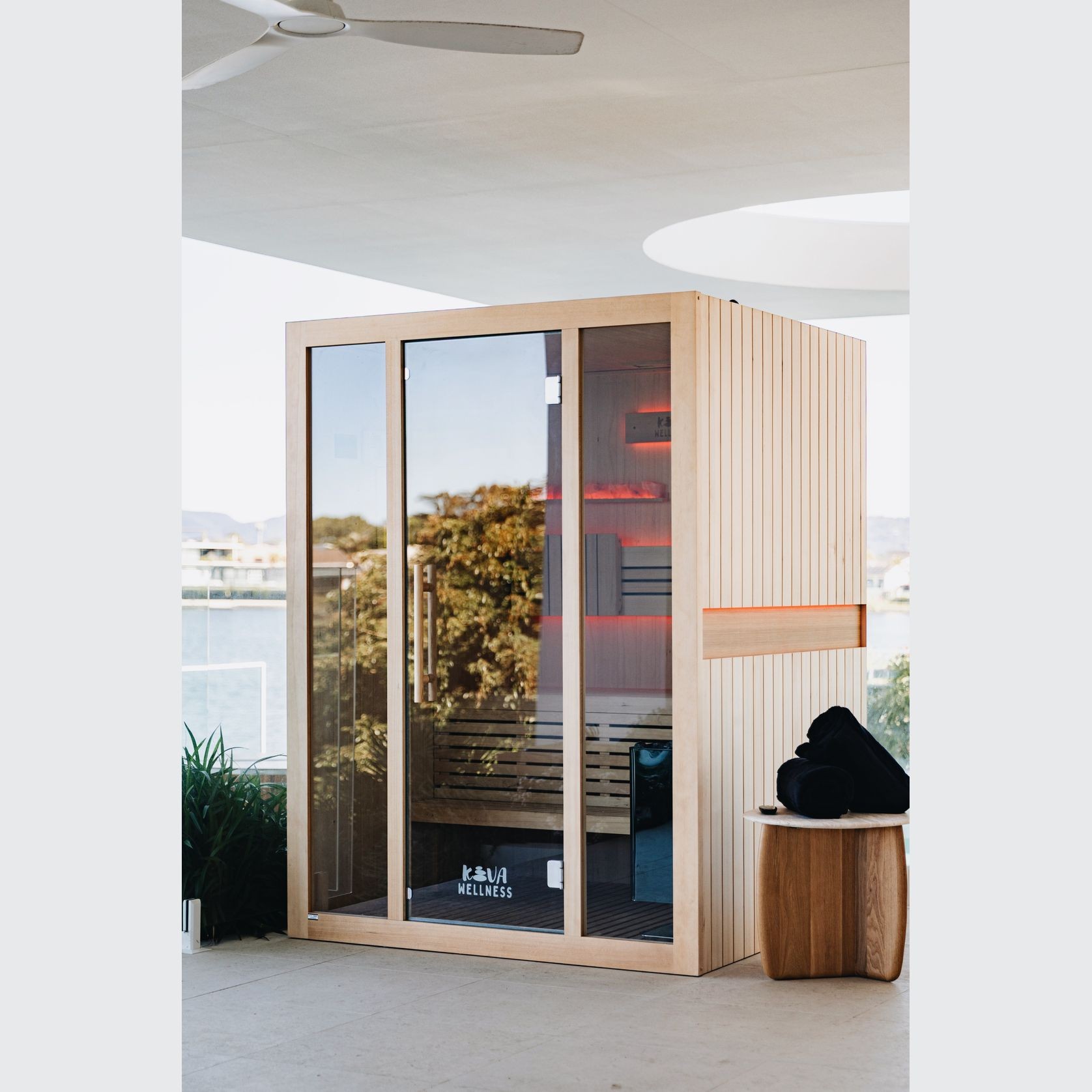 Kiva Reset™ 3 Person Traditional Double Tier Sauna gallery detail image