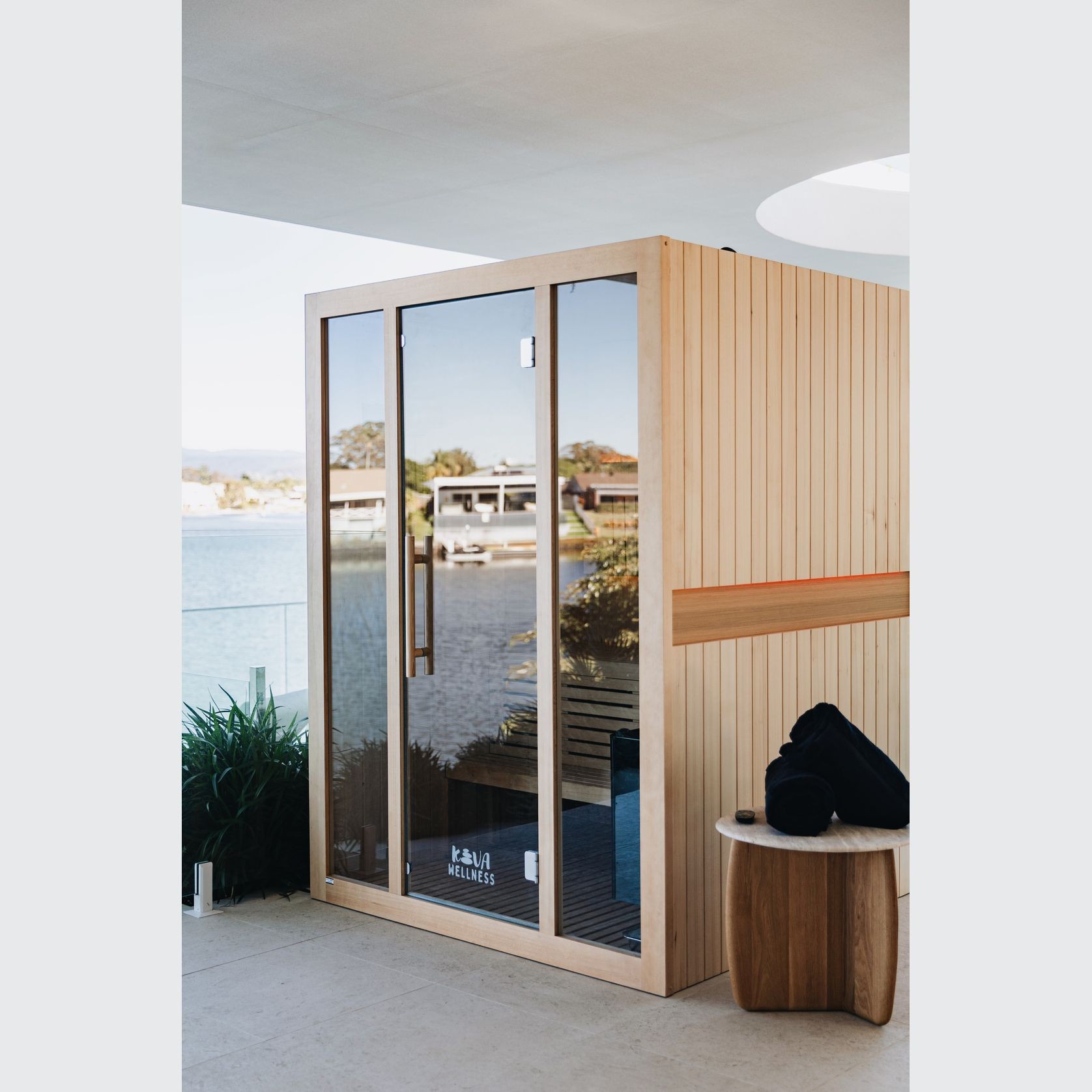 Kiva Reset™ 3 Person Traditional Double Tier Sauna gallery detail image